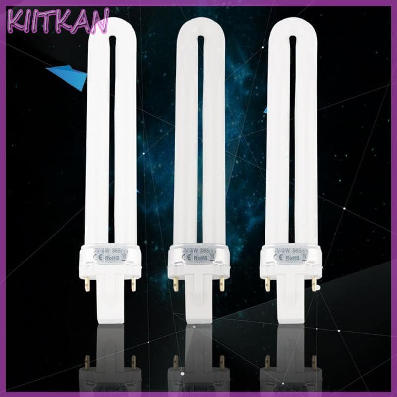 KIITK 9W Secador Unhas Lâmpada Tubo Lâmpadas Gel Art Substituição Ferramentas Cura