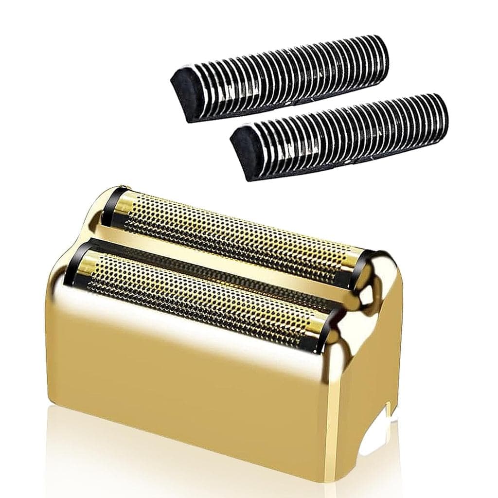 1 Pacote de Lâminas e Cortadores de Substituição Profissional para o Barbeador de Lâmina Dupla BaBylissPRO Barberology,