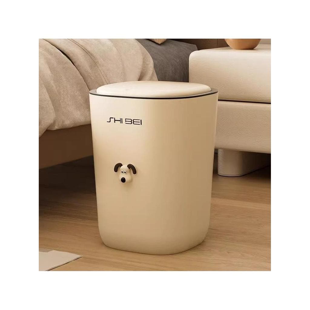 Lata de lixo doméstica 2026 novo estilo sala de estar banheiro cozinha imprensa com tampa grande cesta de papel de grand