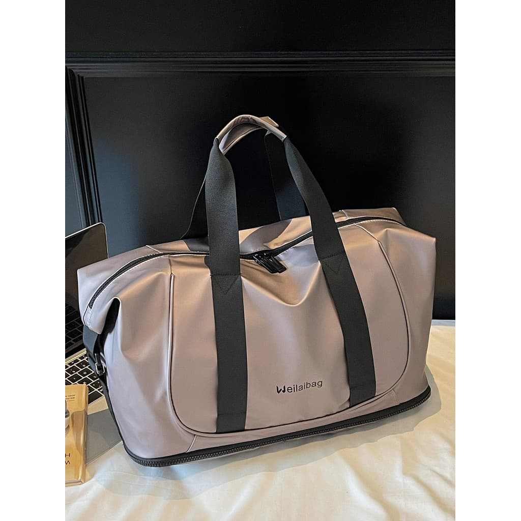 Bolsa de viagem portátil de grande capacidade expansível para homens e mulheres, bolsa de ginástica leve, bolsa esportiv