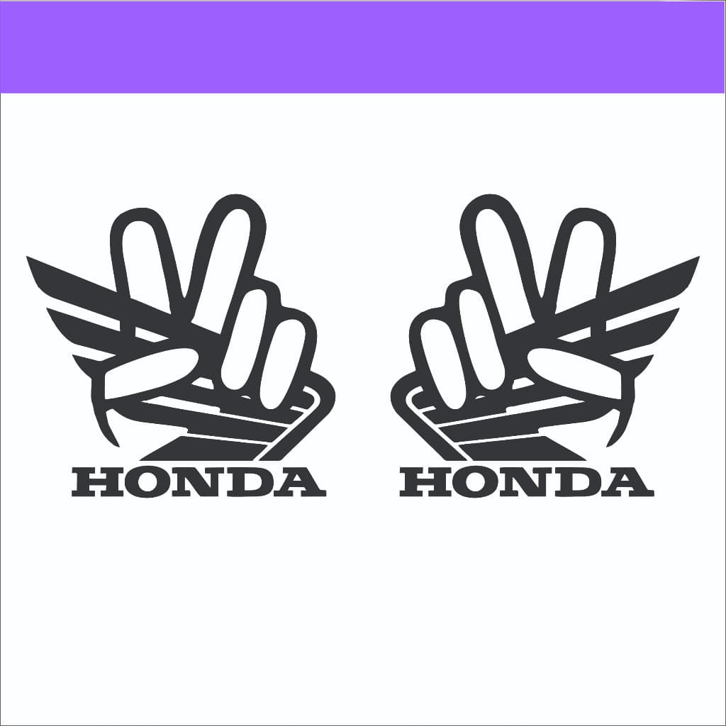Adesivos Decorativos Mãozinha Honda o Par