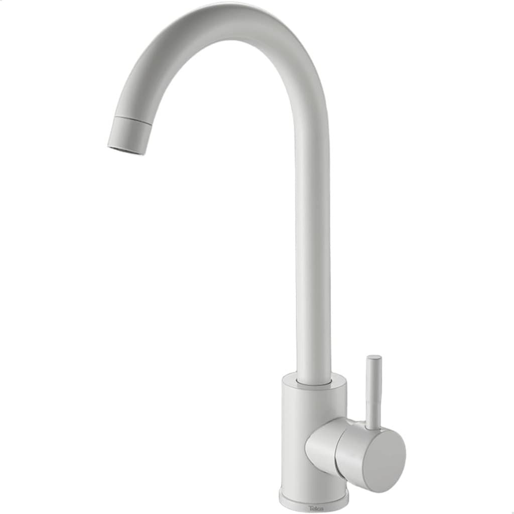 Torneira Misturador Monocomando para Cozinha Cor Branca