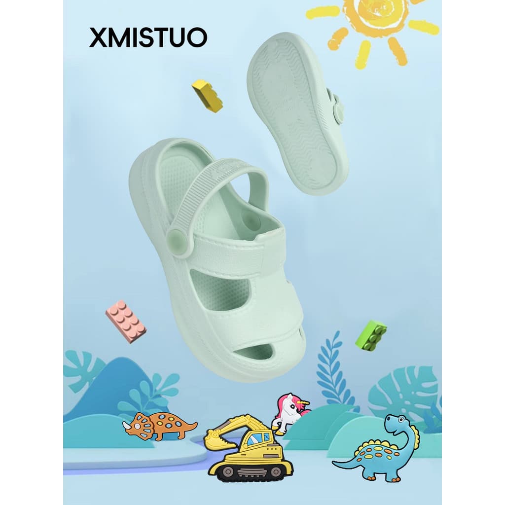 Chinelos infantis verão buraco sapatos ao ar livre usar bebê infantil meninos meninas interior sola macia anti-deslizame