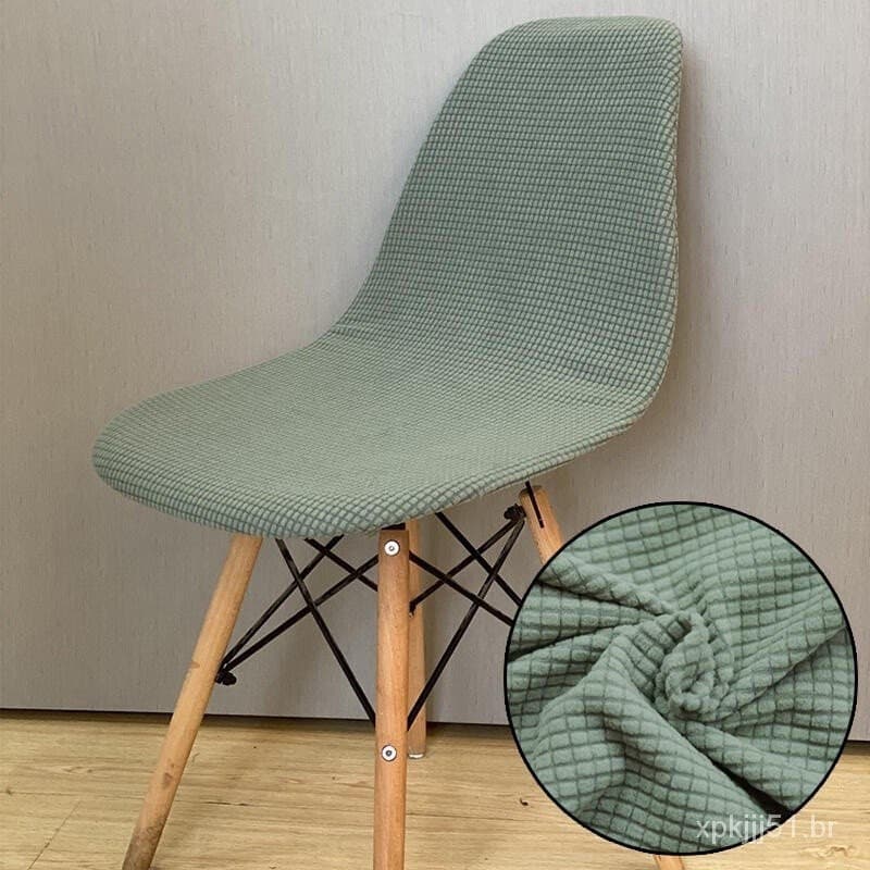 Sem cadeiras à venda. Capa elástica escandinava para cadeira de jantar para quarto de hotel SFWH FZCE.