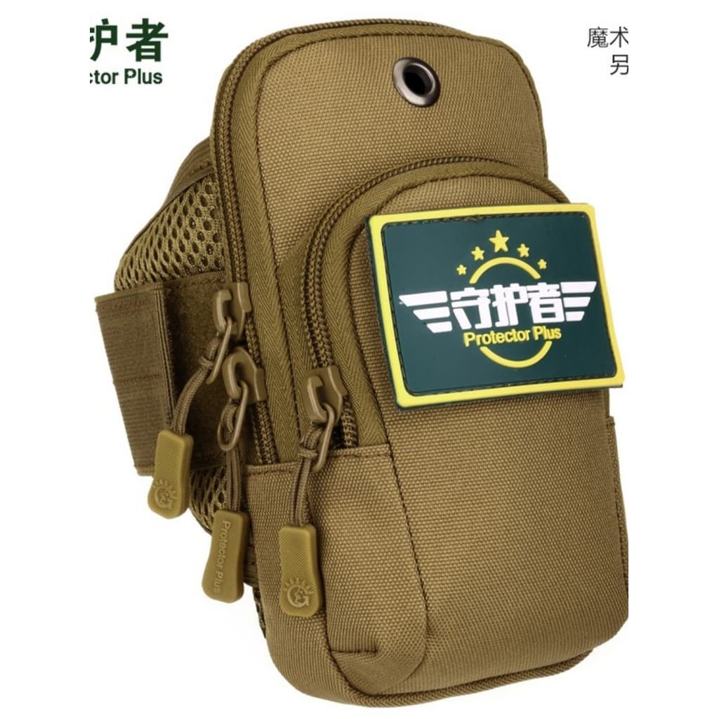 Bolsa de telefone móvel de tela grande, bolsa de braço de pulso para homens e mulheres, bolsa esportiva grande para celu