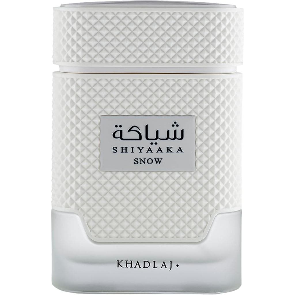 Khadlaj Shiyaaka Snow – Cítrico, Amadeirado, Picante, Aromático – Eau De Parfum Spray – Fragrância de Longa Duração para