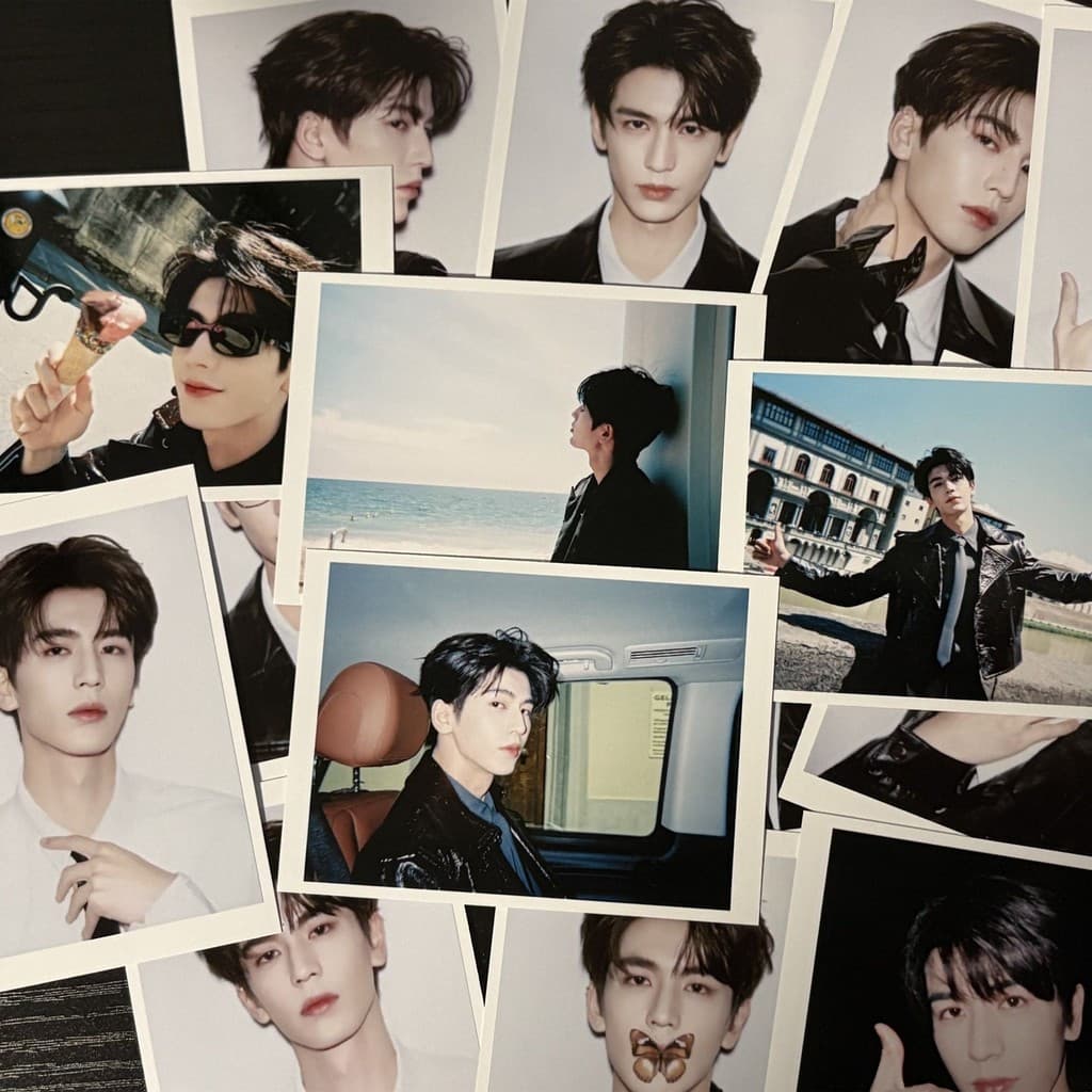 Zhang Linghe Merchandise Photocard 10cm 17cm Estilo Único Polaroid Coleção de Fotos de Alto Valor Presente Amigos