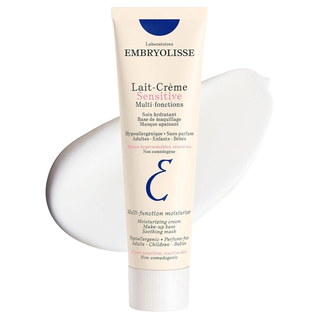 Embryolisse Lait-Crème Concentré Hidratante Facial Sensível e Primer de Maquiagem, Creme Facial Hipoalergênico Sem Fragr