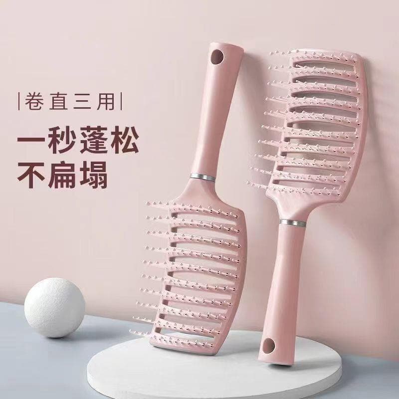 Pente fofo crânio superior cabelo grande pente curvo costelas senhoras especial cabelo longo alto estilo pente Curling p