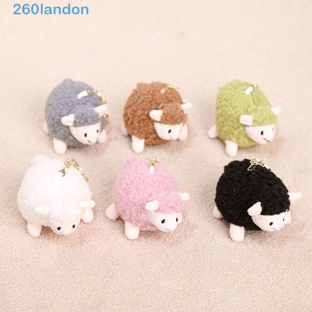 Pingente De Pelúcia De Cordeiro LANDON , Chaveiro Chubby Little Lamb Plush Keychain , Brinquedo Realista De 11 Cm