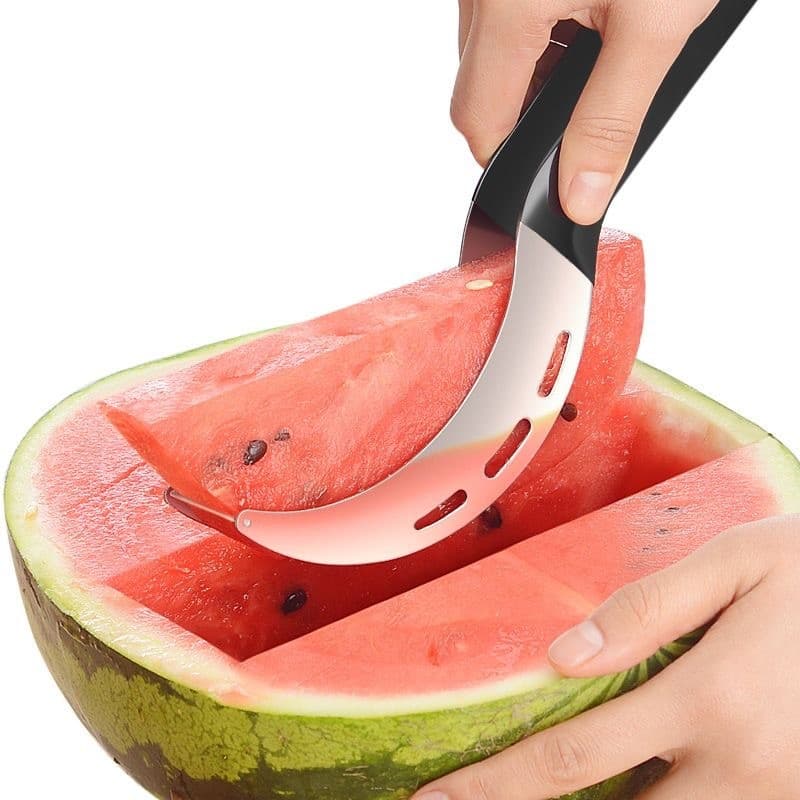 Divisor de frutas frutas doméstico melancia corte divisor divisor melão ferramenta útil braçadeira de frutas de a