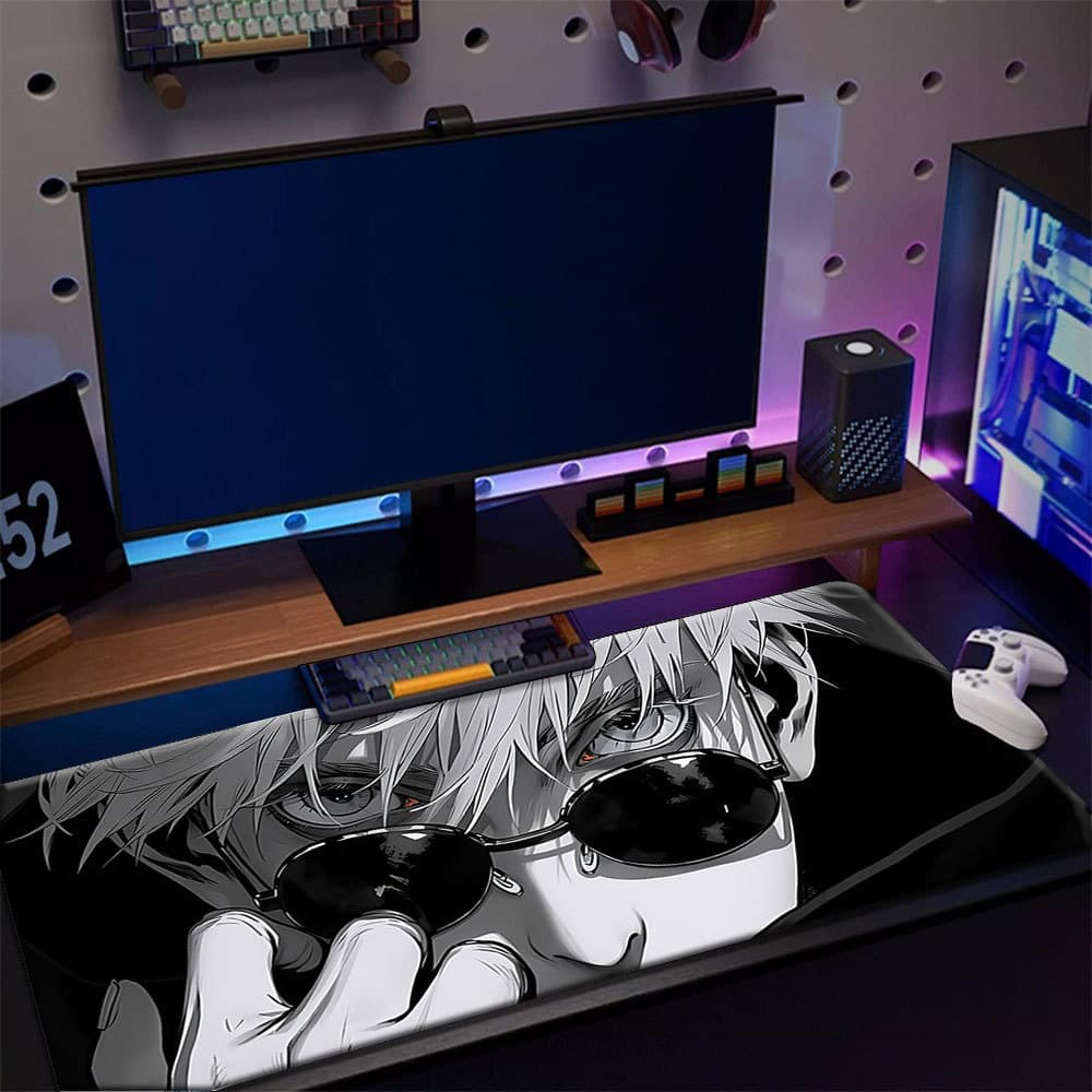 Jujutsu Kaisen Mouse Pad Base Antiderrapante De Borracha Resistente Ao Desgaste Para Jogadores , Laptops E PCs De Escrit
