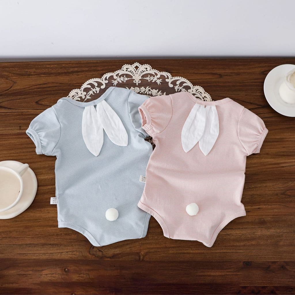 Roupas de verão macacão de bebê meninas macacão de bebê recém-nascido listrado de manga curta macacão de bebê recém-nasc