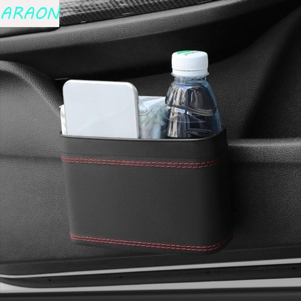 Caixa De Armazenamento De Pressão Para Carro ARAON , Lata De Lixo Impermeável À Prova De Vazamento Veículos , Lixeira Su