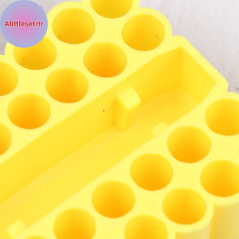 Tlesettrtr 1/2/5pcs Suporte De Broca 32 Furos Bit Hex Haste Organizador Chave De Fenda Titular Para Armazenamento 6.35MM