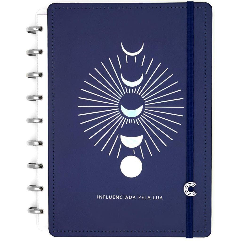 Caderno Inteligente médio Influenciada Pela Lua 80 fls By m - Caderno Inteligente