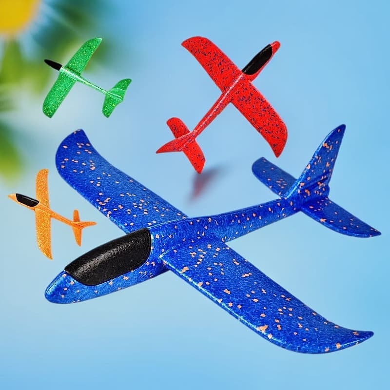Moda brinquedos educativos planador de espuma mão jogando avião brinquedos ao ar livre crianças tamanho grande influenci