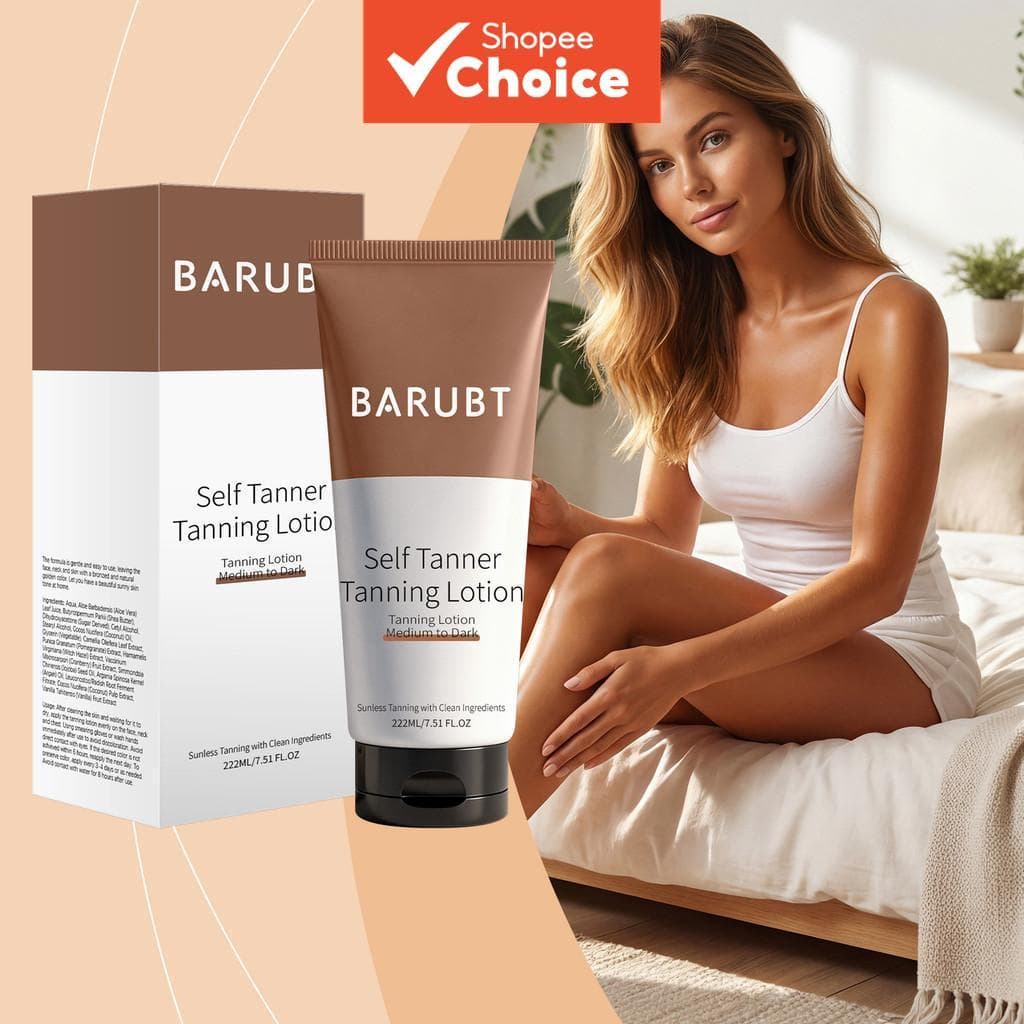 Loção Autobronzeadora Profissional Profunda Marrom com Glicerol e Propilenoglicol para Hidratação, Reparação e Cuidado