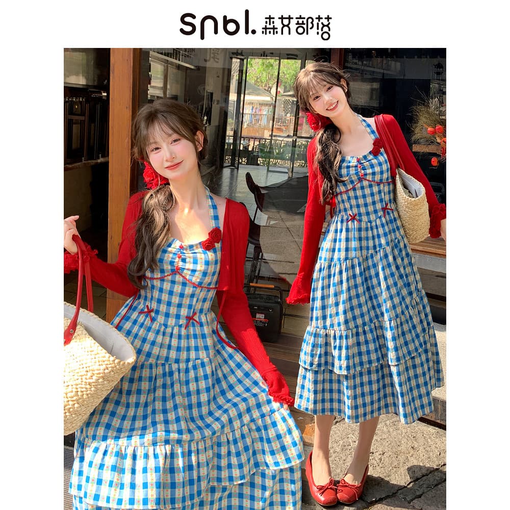 Mori feminino tribo Retro vermelho malha Cardigan feminino verão curto topo pequeno exterior blusa fina jaqueta curta