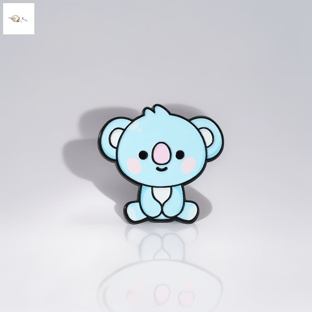 Broche De Desenho Animado De Estrela Fofa-Distintivo De Metal De Grupo De Menino Coreano Para Decoração De Mochila