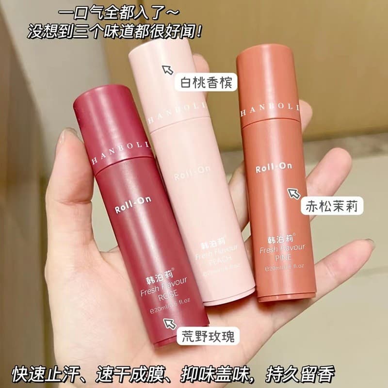 [Estoque pronto] Loção antitranspirante De verão Fragrância nas axilas Desodorante Roll-On Loção antitranspirante Roll-O