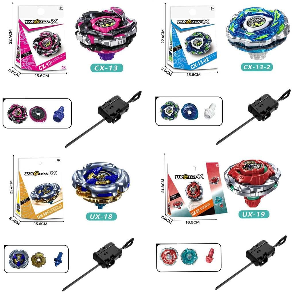 Conjunto De Caixa Bey X CX-13-2 UX-18-19 Ou Peça Única Pião Brinquedos E Colecionadores Infantis Modelos Clássicos Inova
