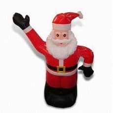 Manequim Inflável de Boxe em PVC, Manequim Inflável de Papai Noel para Exibição Publicitária LFZL