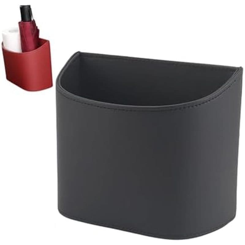 Porta-Copos De Couro Universal Para De Carro , Lata De Lixo À Prova De Vazamentos , Organizador Multifuncional Banco Tra
