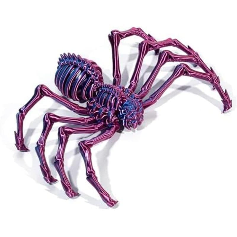 Estatueta De Aranha Articulada Impressa Em 3D , Ornamento De Junta Móvel Flexível , Estátua De Decoração Gótica Camaleão