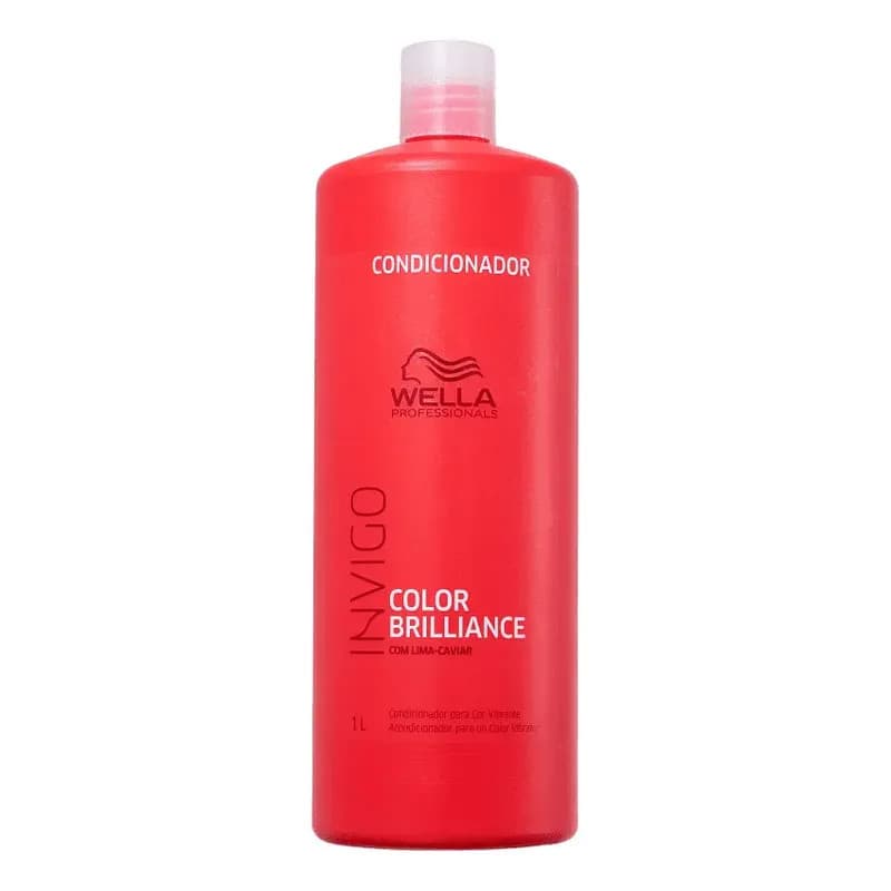 Condicionador Color Brilliance 1L - Wella Professionals | Cabelos Coloridos, Brilho Intenso