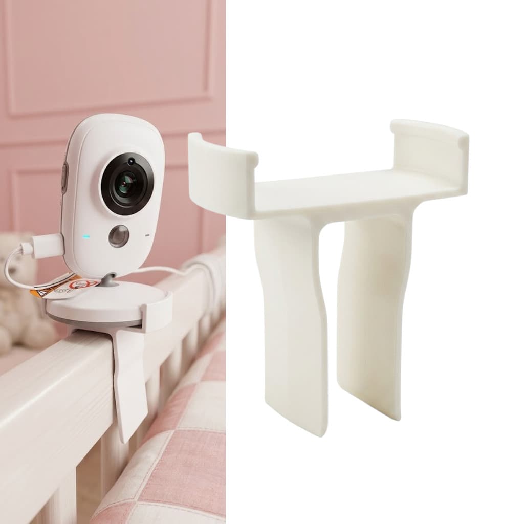 Suporte Babá Eletrônica VB603 Seguro Prático Ajustável Compacto Universal 360°