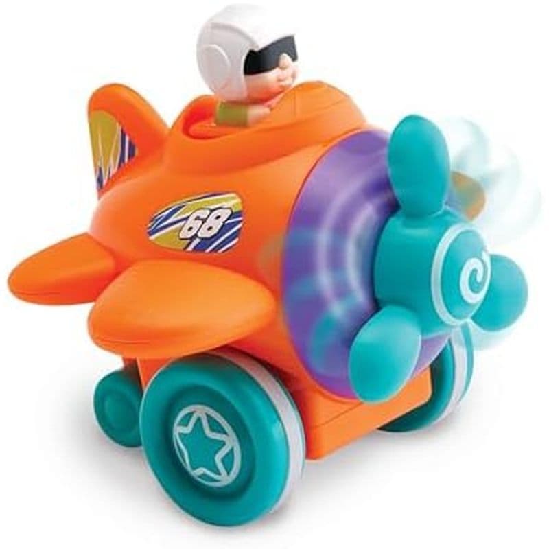 Kidoozie Press'n Zoom Plane A Partir De 12 Meses , Criança , Veículo , Habilidades Motoras Finas E Desenvolvimento Visua