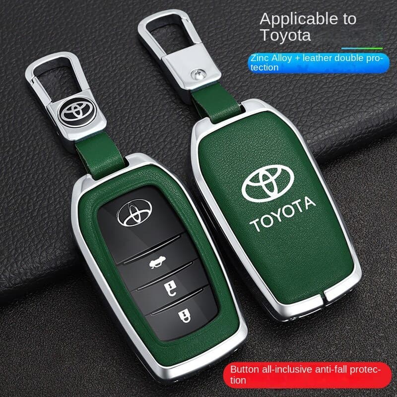 Nova Liga De Zinco Capa Chave Do Carro Para Toyota Hilux Fortuner Land Cruiser Camry Corolla Coroa RAV4 Highland EC01 7F