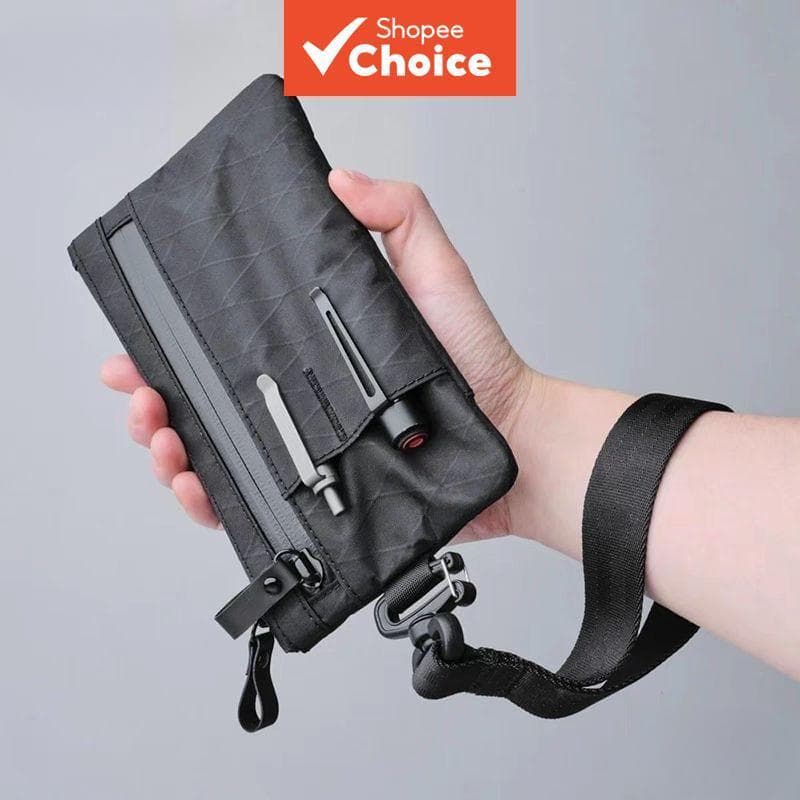 Bolsa Multifuncional Masculina Para Cartão E Chave , Carteira Zero Externa Telefone