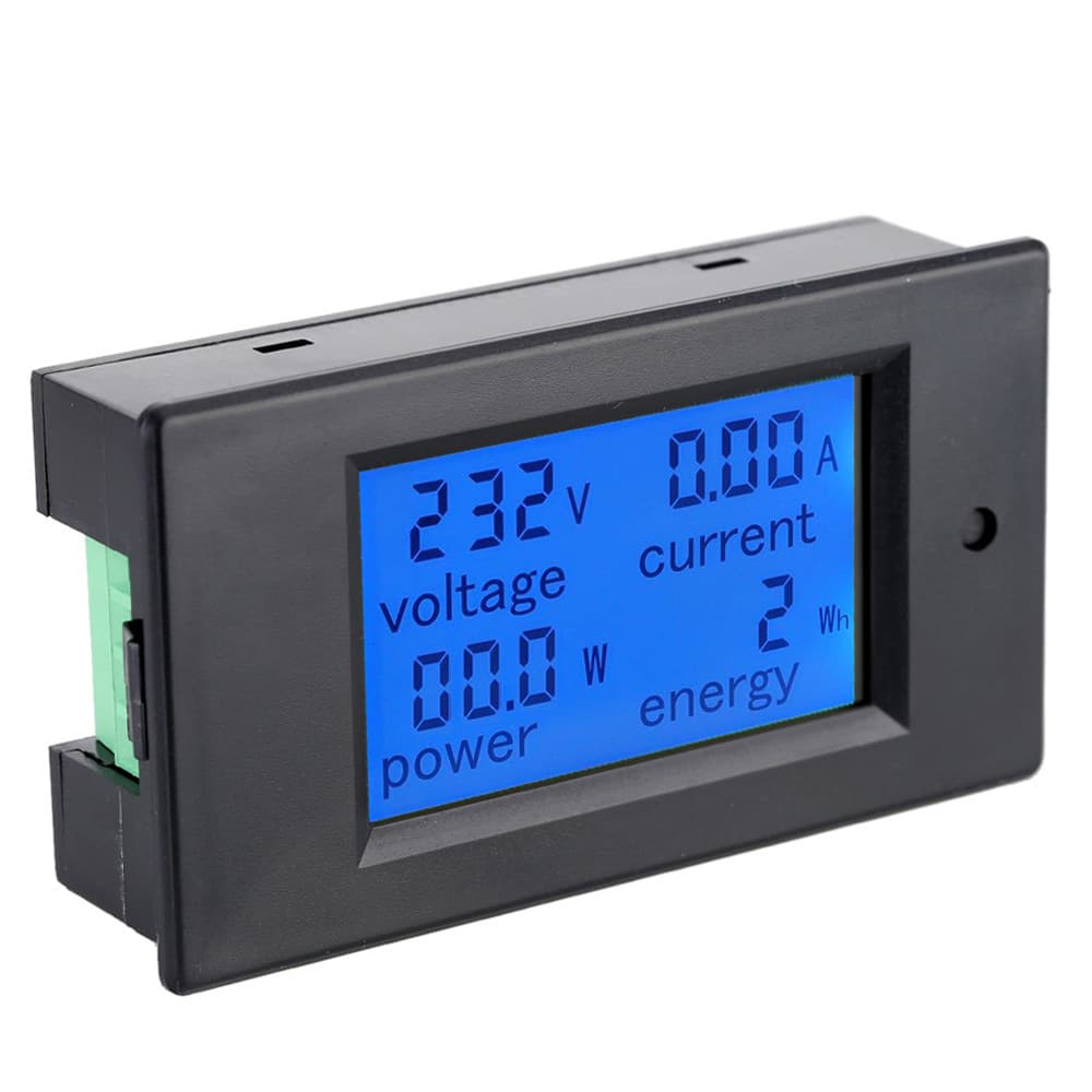 Aumotop EnergySaving Digital LCD Medidor de energia com alarme de sobrecarga para uso doméstico - AC80-260V Detector