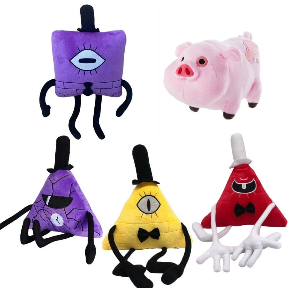 28cm Brinquedo de Pelúcia Bill Cipher de Gravity Falls Um presente de aniversário para presentes de Natal infantis