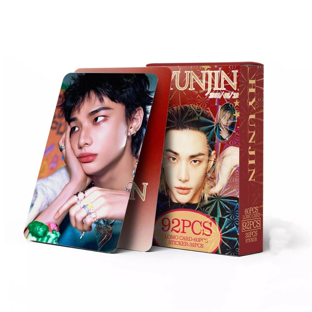 92 Unidades/Caixa Stray Kids SOLO HyunJin Photocards KPOP LOMO Cartão