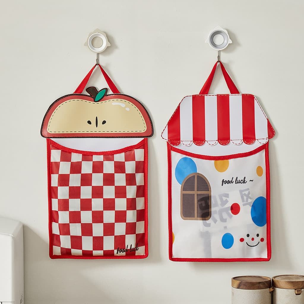 Saco organizador de sacolas parede modelo fofo porta sacolas plasticas bolsa pendurar quarto escritório cozinha decor
