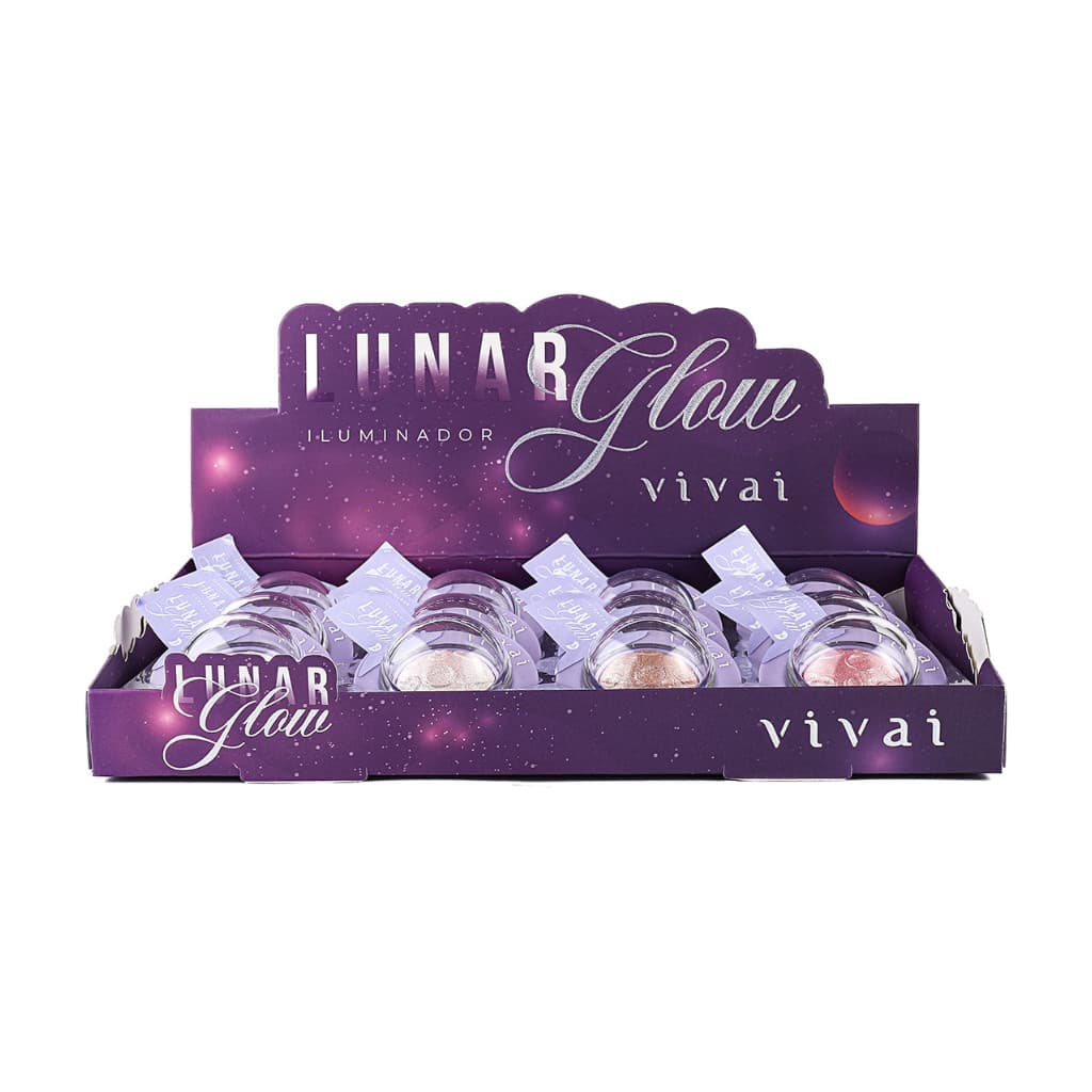 ILUMINADOR LUNAR GLOW VIVAI BOX C/12 UNIDADES CÓD.1066