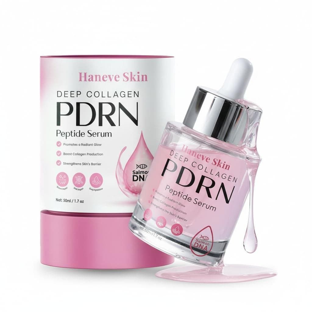 Sérum PDRN de Alta Qualidade em Promoção (50ml/1.69oz – 67% Mais) – Sérum Facial com Peptídeos de DNA de Salmão, Niacina