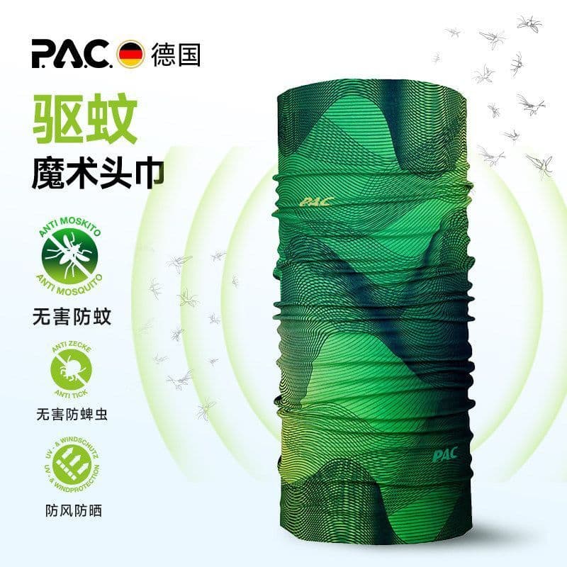 Alemão PAC repelente de mosquitos lenço Anti mosquito lenço mágico verão UV protetor solar máscara de secagem rápida equ