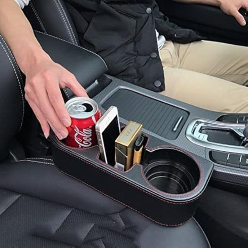 Suporte De Copo Para Carro IOKONE , Porta-Copos Bebidas , Organizador Multifuncional De Assento Dianteiro Automático Com