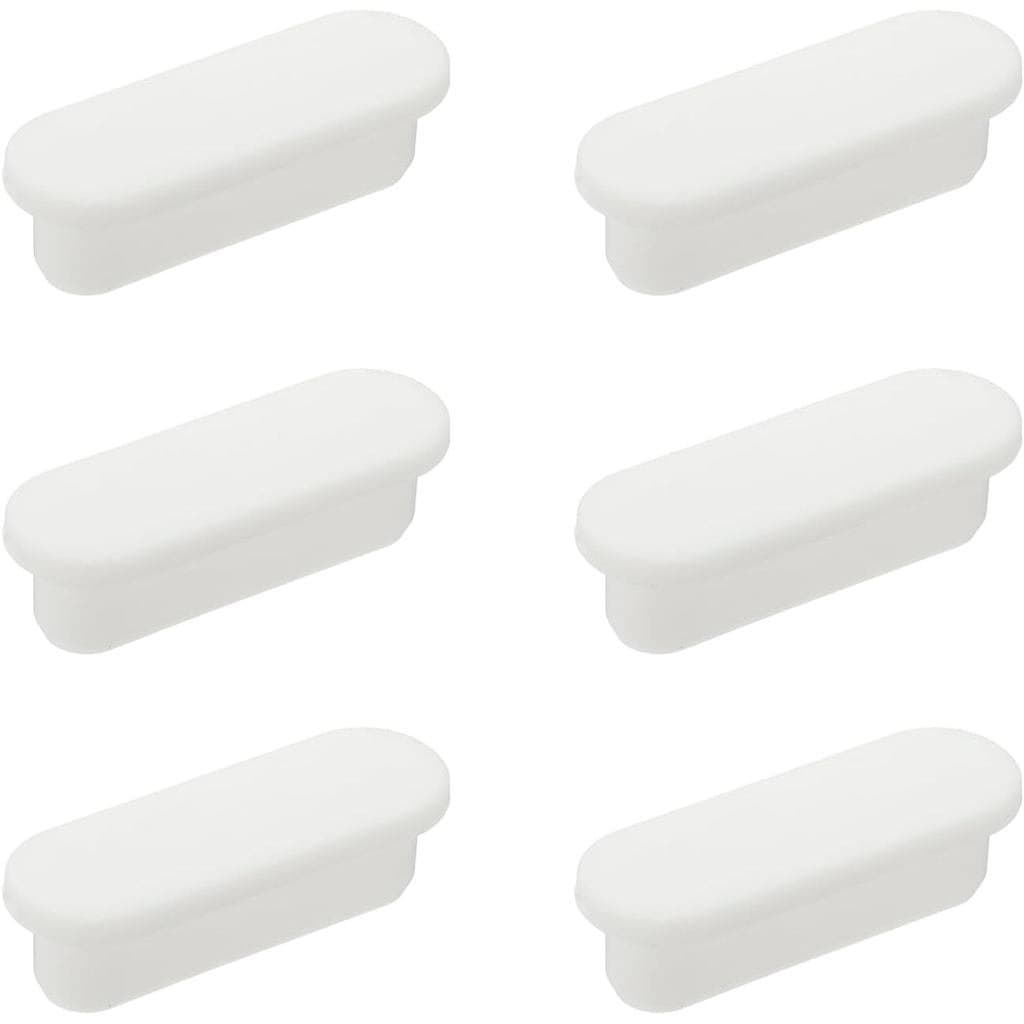 uxcell 12 Peças Anel de Transbordo para Pia, Tampa Universal de Drenagem de Pia, Tampa de Silicone Oval para Encaixe em