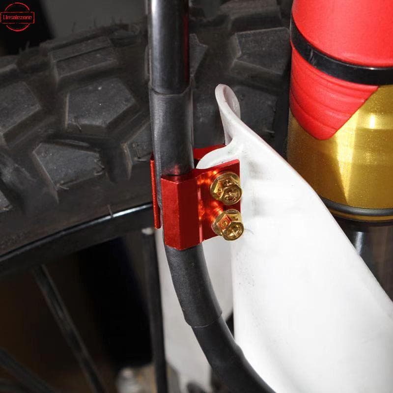 OZTH Suporte De Linha De Freio Dianteiro Para Motocicleta , Braçadeira De Mangueira , Acessórios De Substituição CR125/2