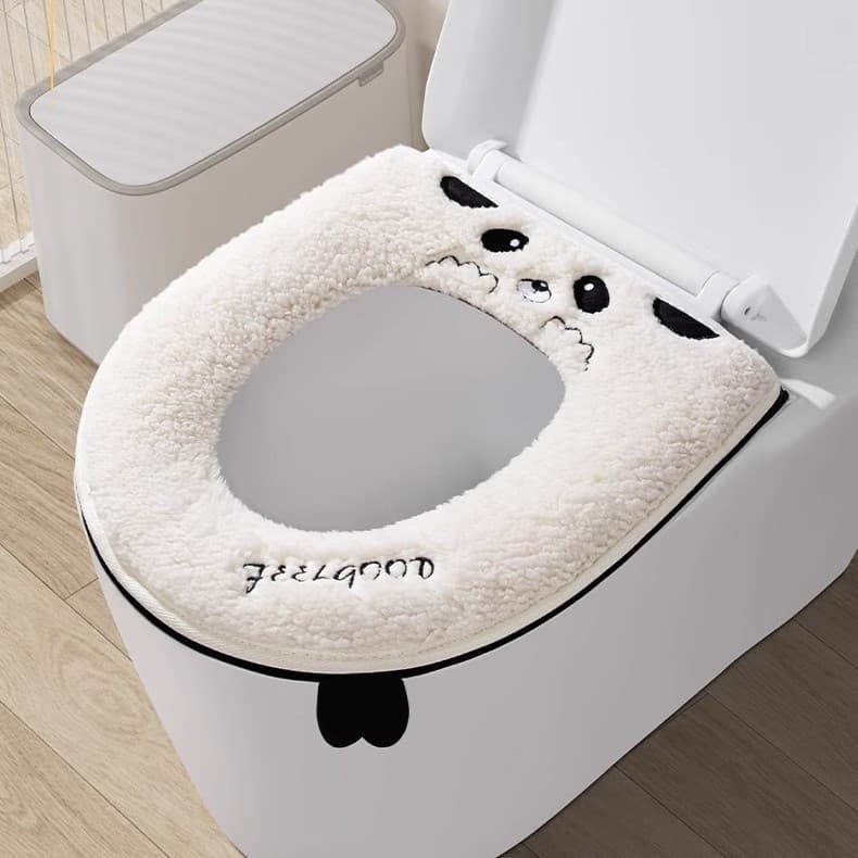 Almofada Impermeável para Assento Sanitário Little Lamb, Universal para Todas as Estações, Protetor de Assento Sanitário