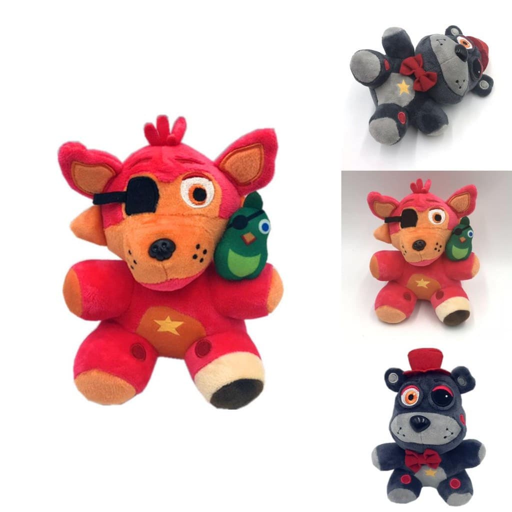 Confortável e durável, brinquedo de pelúcia Five Nights at Freddy's FNaF, urso-raposa RF4I