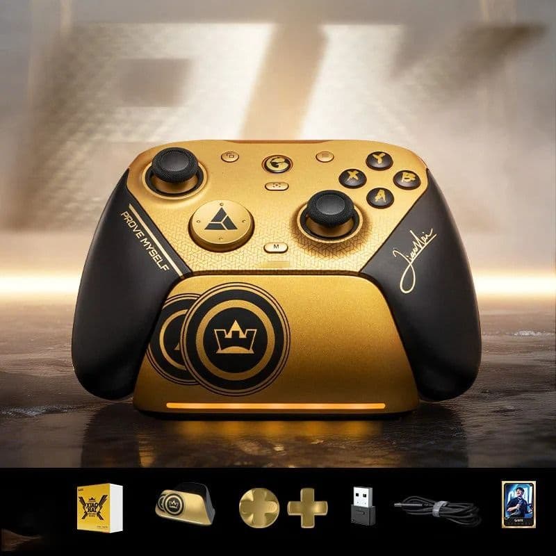 GameSir G7 Pro 8K Champion Player Edition Controlador De Jogos Bluetooth Sem Fio Com Base De Carregamento E Bolsa De Tra