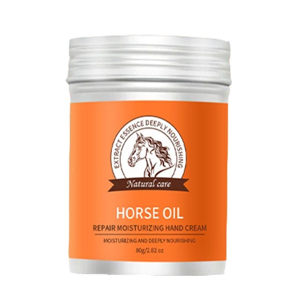 Creme de Óleo de Cavalo Grospe para Mãos Secas e Ásperas, Creme de Óleo de Cavalo para os Pés que Previne a Descamação e