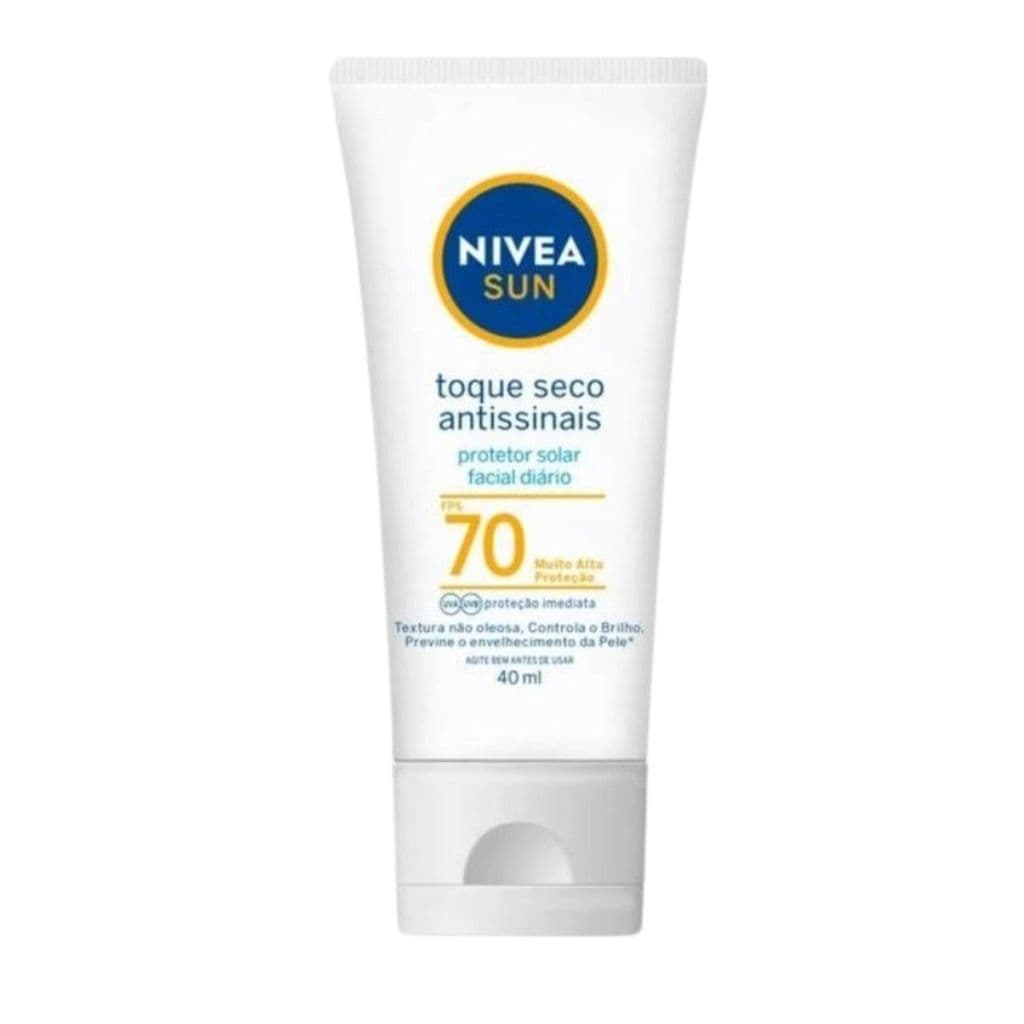 Nivea Sun Protetor Solar Facial Antissinais Fps 70 40ml