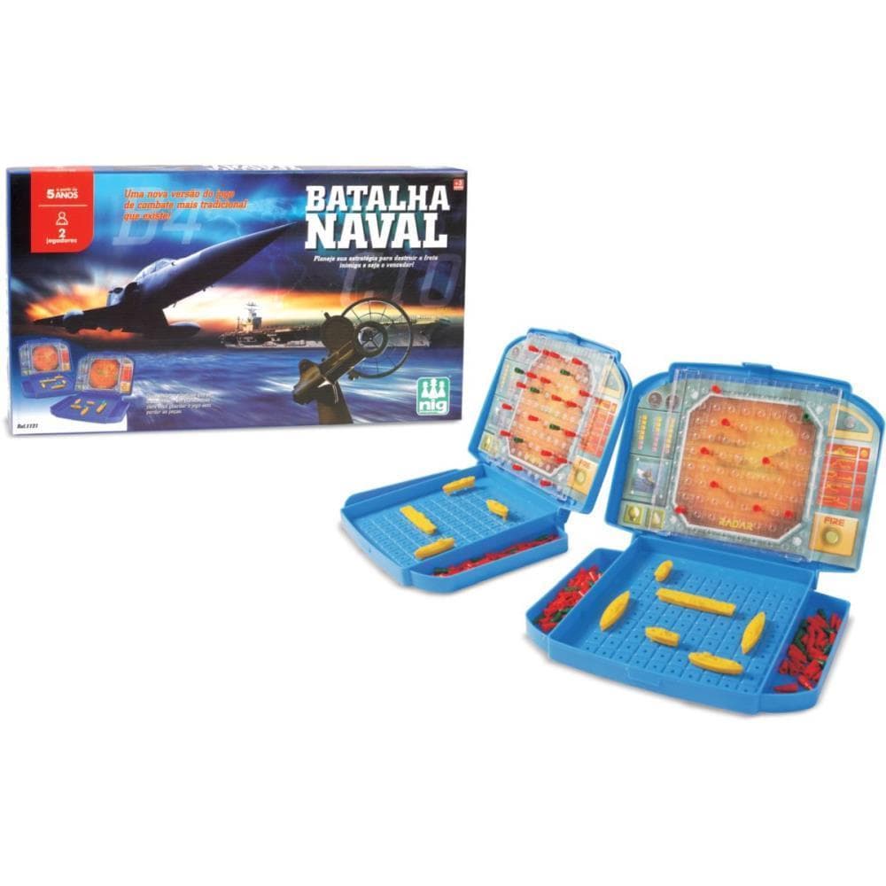 Jogo de Tabuleiro Batalha Naval